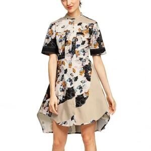 3.1 Phillip Lim Target Floral Zip Shirt Dress size medium